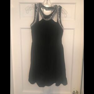 PARKER WATSON Black Silk Dress‎ Size Medium